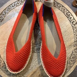 Rothy's Red Knit Flats